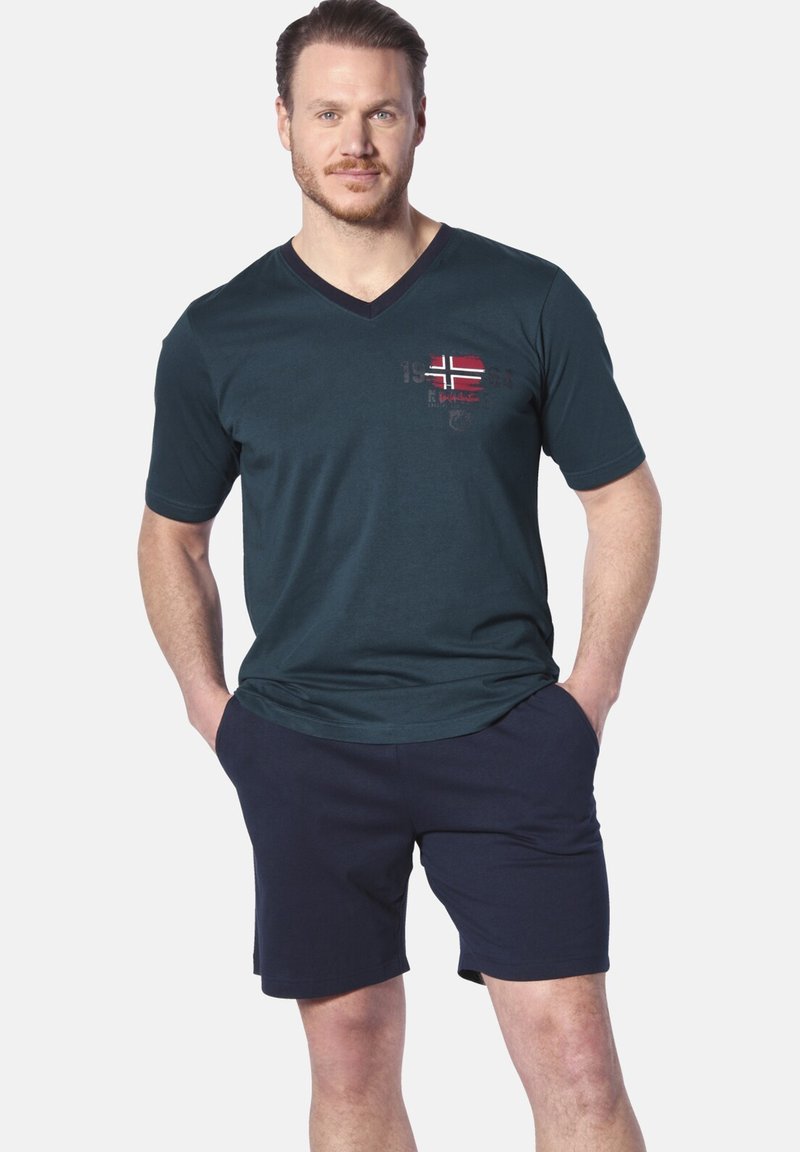 Jan Vanderstorm KURZER EDIN SET - Pyjama set - dunkelblau