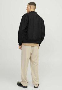 Jack & Jones PREMIUM Dirbtinės odos striukė - black