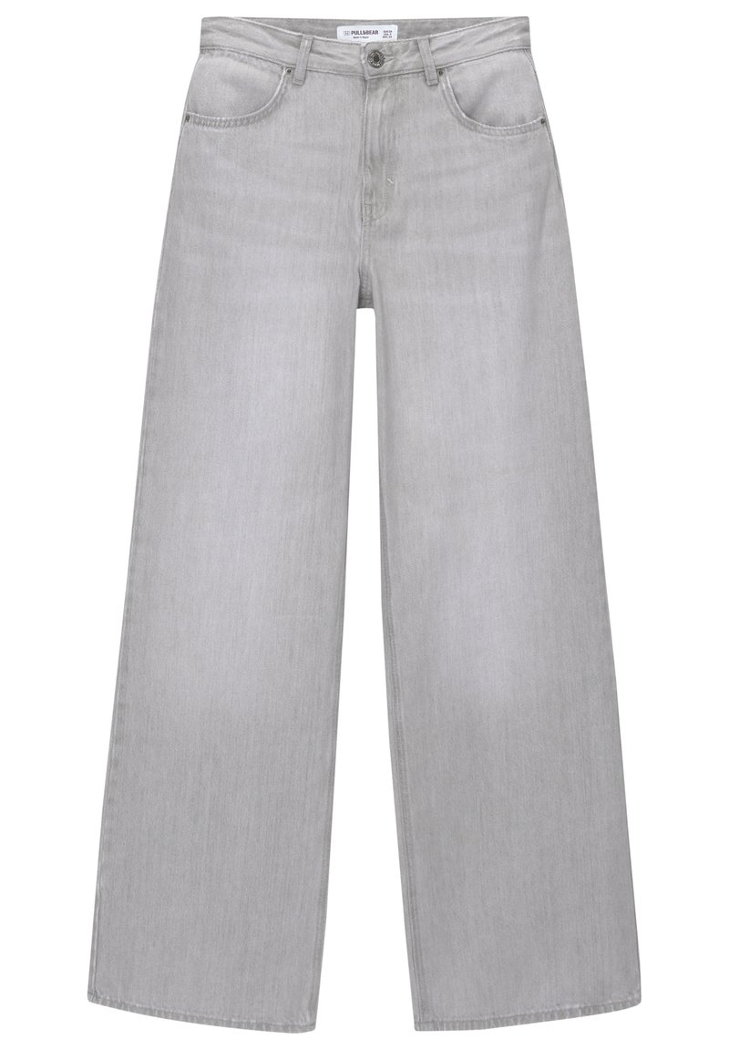 PULL&BEAR Flared Jeans grijs