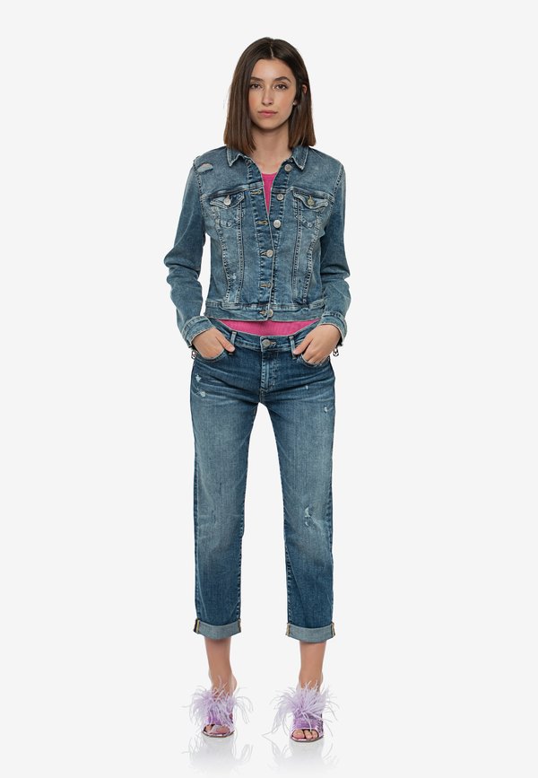 LIV NEW BOYFRIEND  - Jeans Straight Leg - blau
