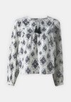JDYELO TASSEL - Blusa - black/beige