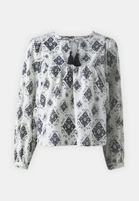 JDYELO TASSEL - Bluză - black/beige