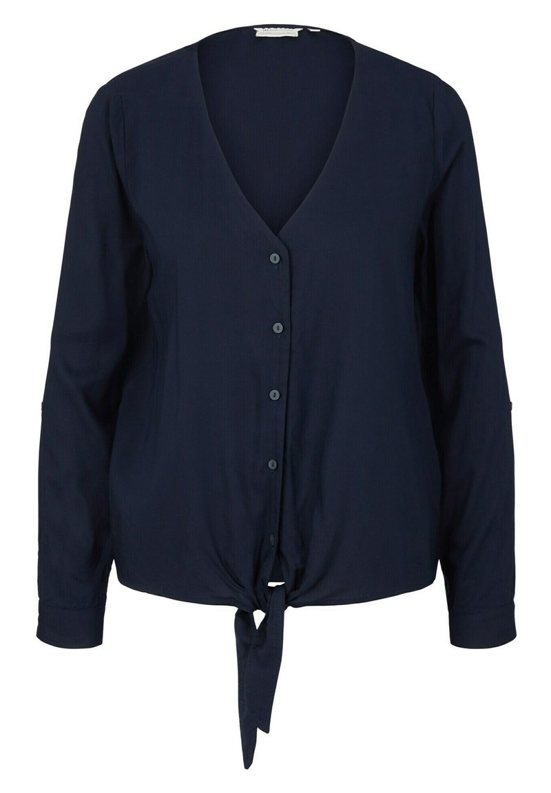 Tom Tailor Denim Blouse donkerblauw