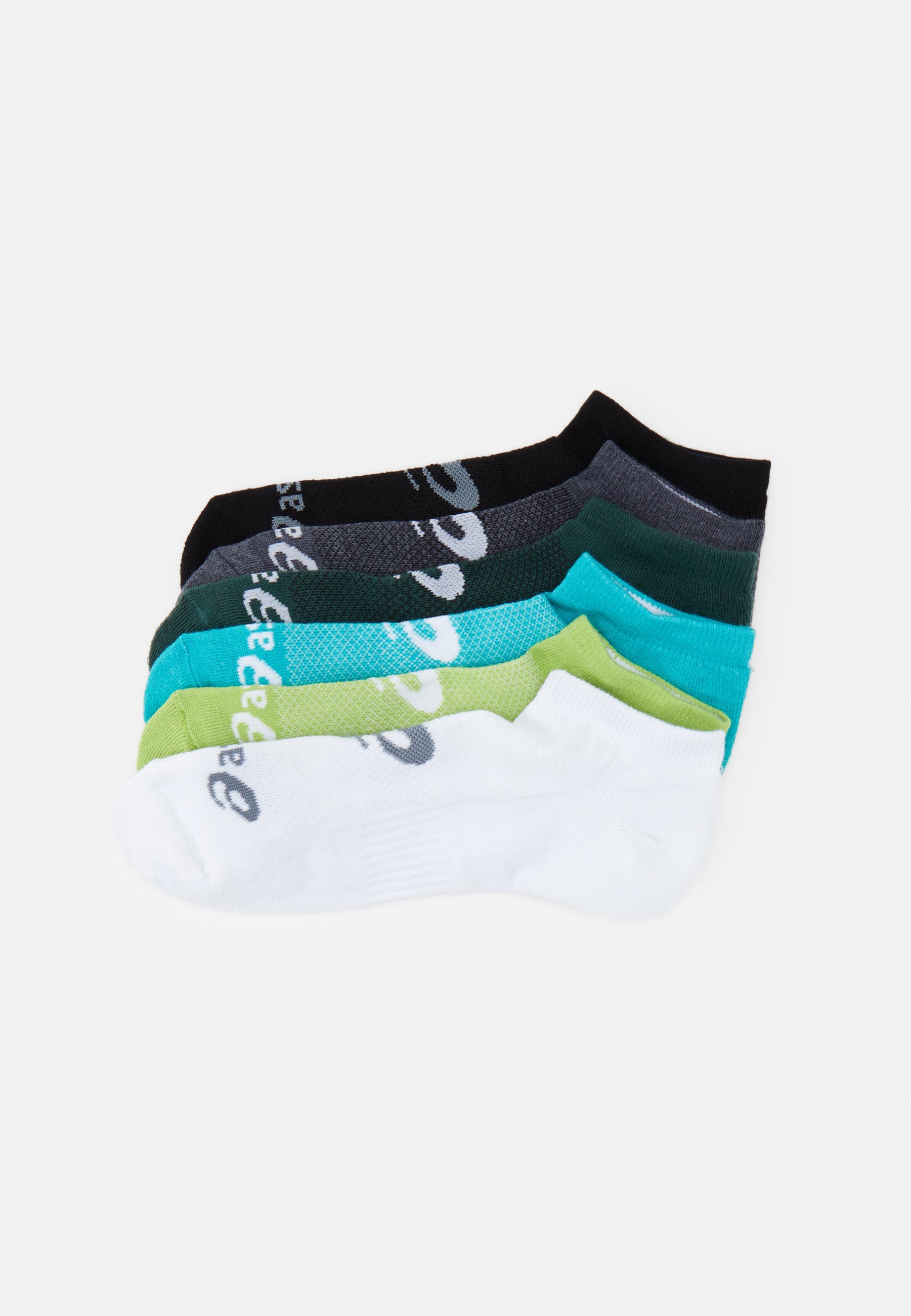 multi coloured asics