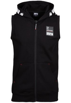 MILWAUKEE ZIPPED HOODIE - Strukirani kaput - black