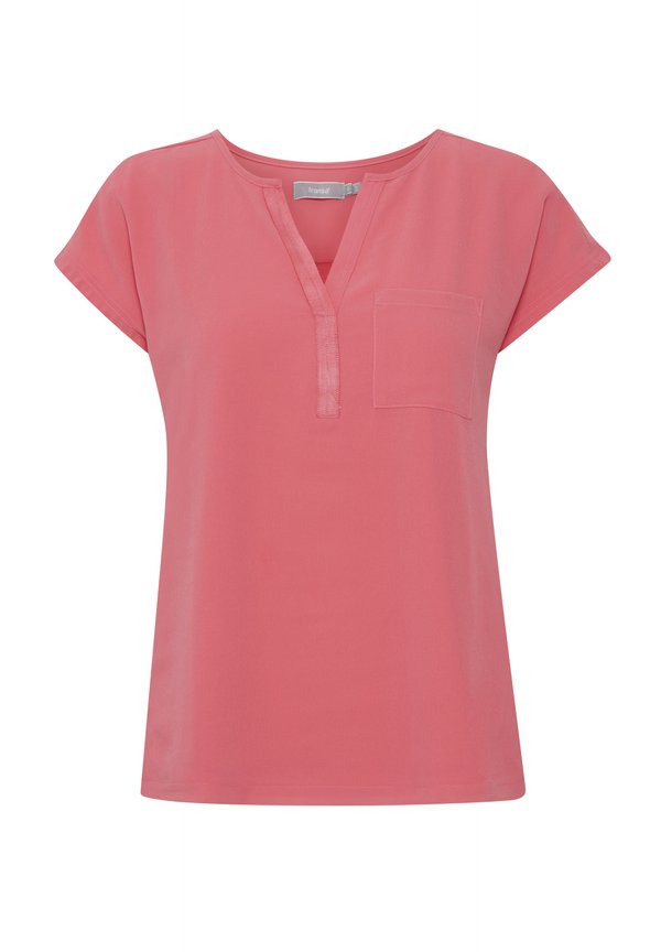 FRZawov - Basic T-shirt - camellia rose2