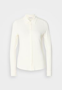 LONG SLEEVE COLLAR BUTTON PLACKET - Skjortebluse - off white