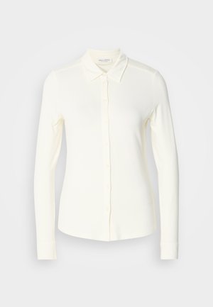 Marc O'Polo LONG SLEEVE COLLAR BUTTON PLACKET - Bluza s gumbima - off white