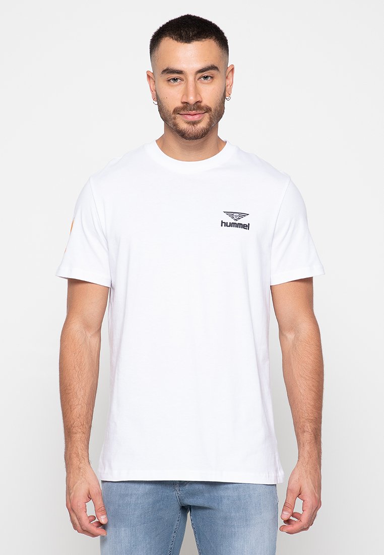 Hummel T-shirt print wit