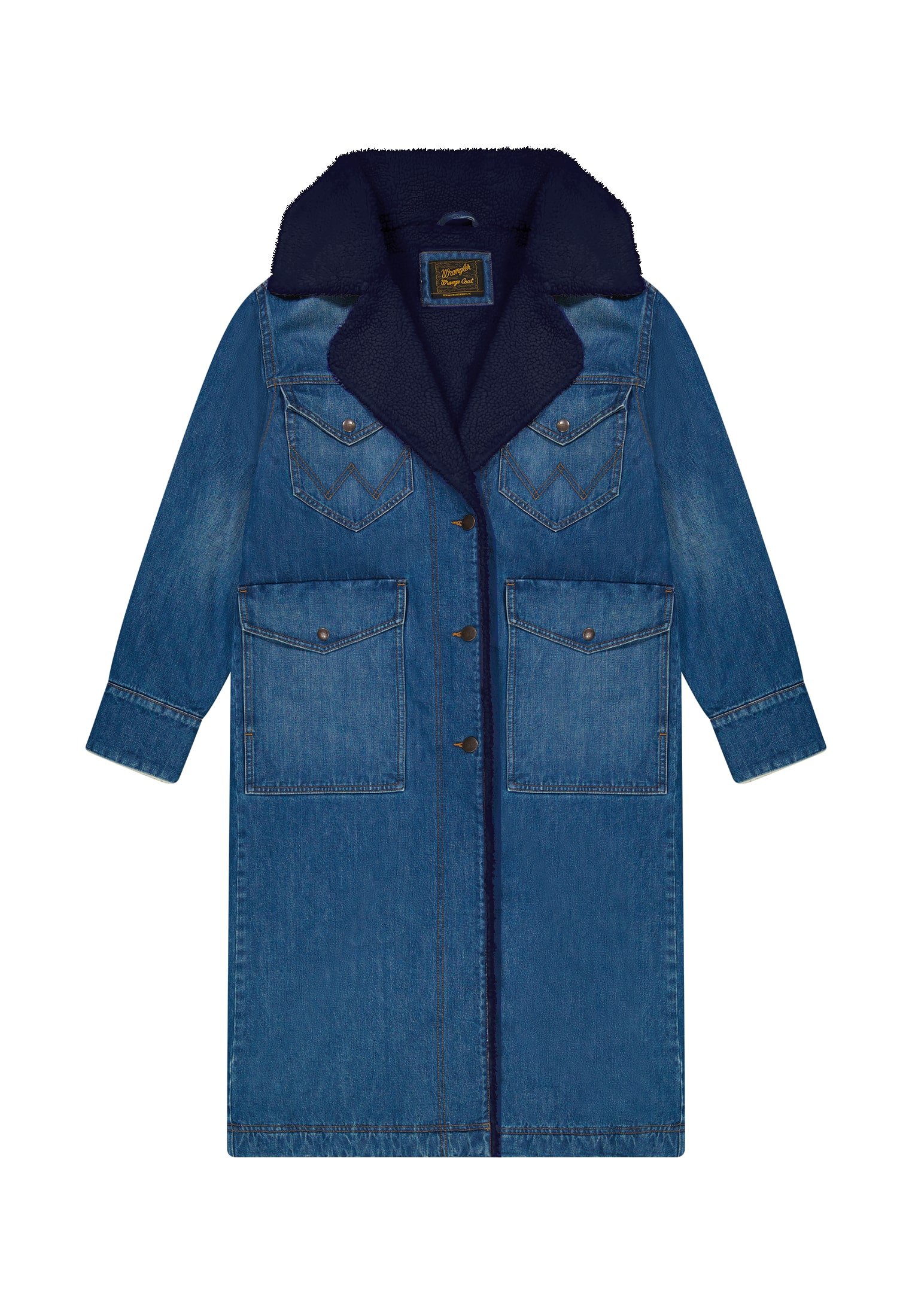 Wrangler WRANGE COAT - Cappotto invernale - sparkle blue/blu