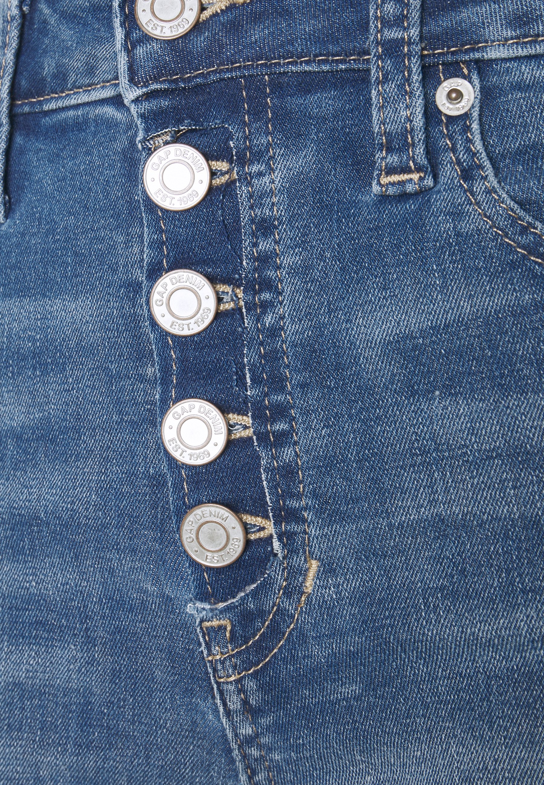 GAP Jeans Skinny Fit - medium/blue denim - Zalando.co.uk