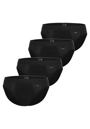 4 PACK - Slip - nero per 4