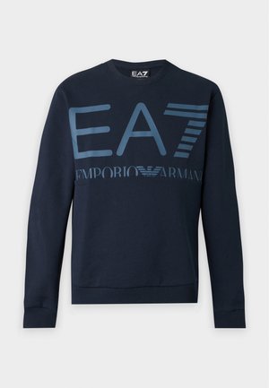 EA7 Emporio Armani, TRAIN LOGO SERIES - Sweatshirt - armani blue