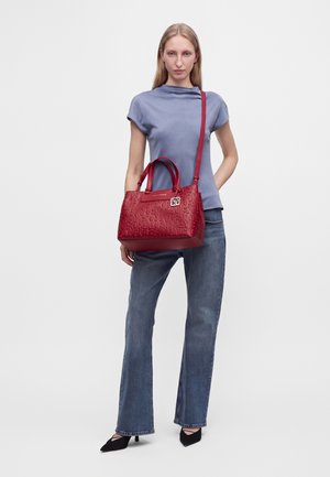 Armani Exchange, Τσάντα χειρός - dark red