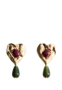 MIXED RESIN  - Oorbellen - gold-coloured