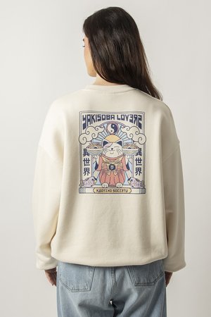 CREW YAKISOBA LOVERS UNISEX - Sweatshirt - ivory