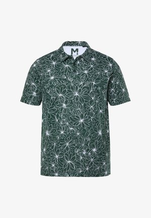 Men Plus, MEN+ POLO SHIRT, ALL-OVER PRINT, SHORT SLEEVES, UP TO 8XL - Polo - medium green
