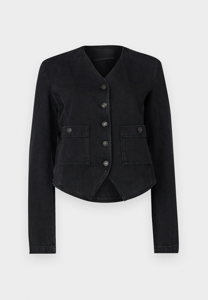 7 For All Mankind Spijkerjas zwart