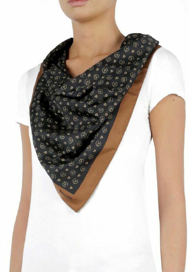 Pollini Halsdoek - nero cammello