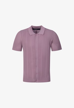 KARL LAGERFELD, KNIT POLO 1/2 - Hemd - pink (655013-563302-210)