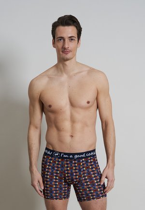 2ER PACK - Pants - blau dunkel-allover