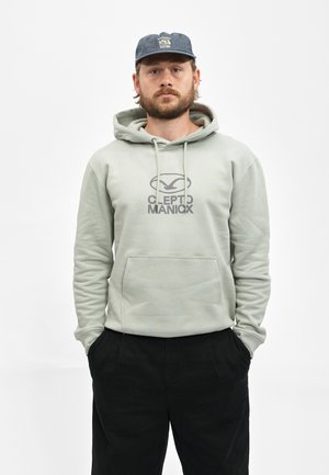 Cleptomanicx, KAPUZENSWEATER MÖWE PLATE - Kapuzenpullover - wrought iron