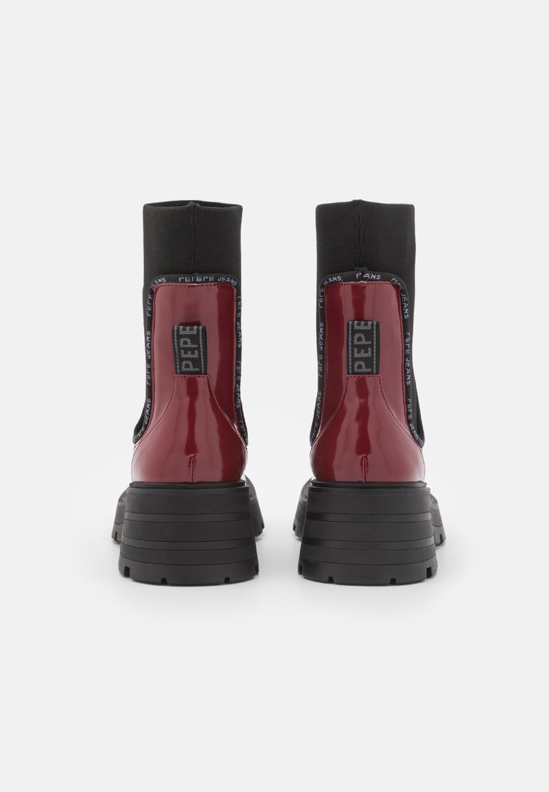 Pepe Jeans SODA CHELSEA - con plataforma - currant/burdeos - Zalando.es