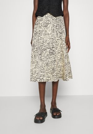 A-snit nederdel - black