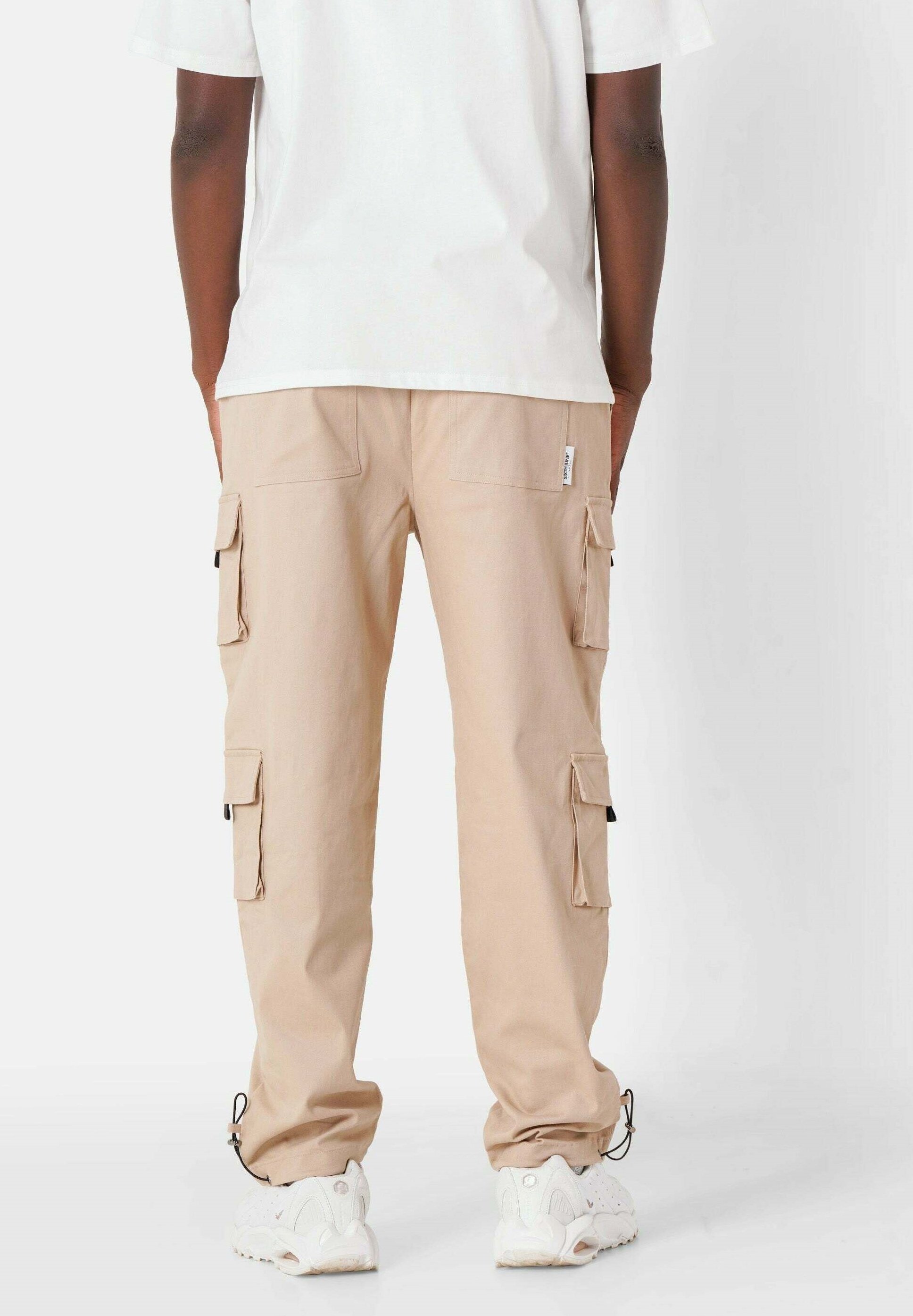 Sixth June Cargo trousers - beige - Zalando