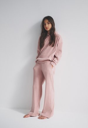 THE SET, REGULAR FIT -   RELAXED HOODIE WIDE  SET  . - Hættetrøje - pink