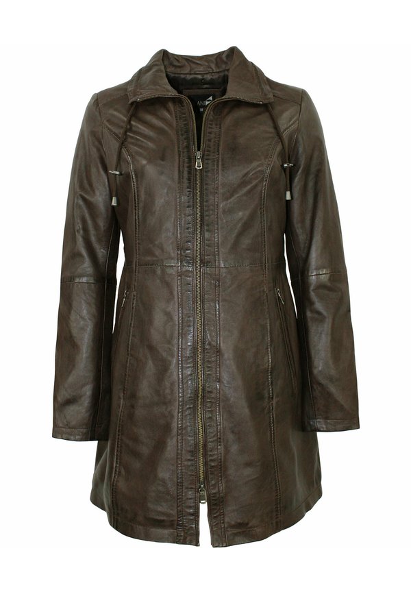 Kurzmantel - dunkelbraun