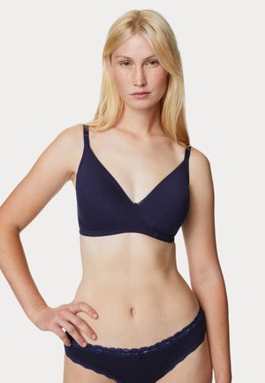 3 PACK - Triangle bra - navy