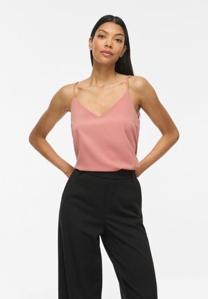 VILA, strap VIMATHILDE V-neck - Top - old rose