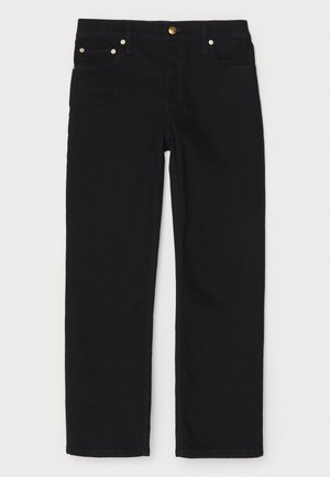 CROPPED KICK FLARE - Flared jeans - black rinse wash