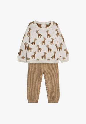 GIRAFFE SET - REGULAR FIT - Donji dijelovi trenirke - natural