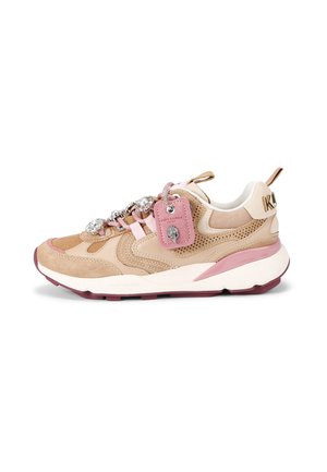 Sneakers laag - camel
