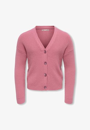 ONLY GIRLS, CARDIGAN KOGMANDY CARDIGAN - Vest - foxglove
