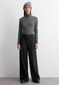 Marc O'Polo DENIM TURTLENECK - Langarmshirt - dark shadow melange