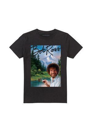 Cotton Soul, Print T-shirt - black
