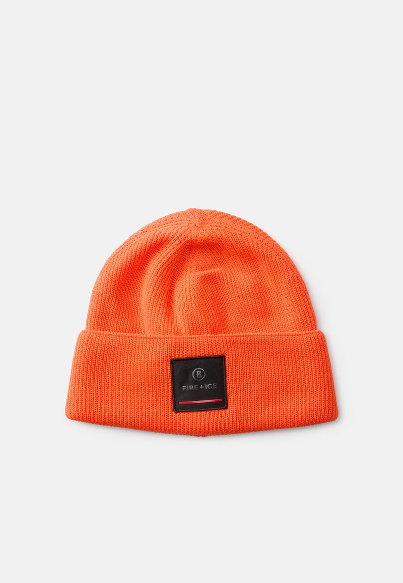 Bogner Fire + Ice TAREK UNISEX - Kootud müts - vibrant fire
