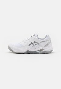 ASICS - GEL DEDICATE 8 - Padelio avalynė - white/pure silver Miniatiūros vaizdas 1
