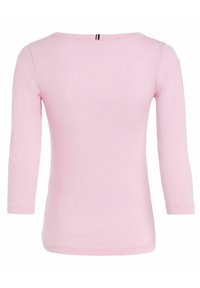 Tommy Hilfiger 1985 SLIM SLUB OPEN - Maglietta a manica lunga - iconic pink