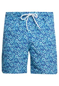 Urban Classics FLORAL SWIM SHORTS - Peldēšanas šorti - navy