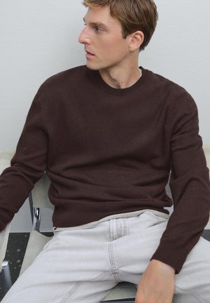 CASHMERE CREW NECK WITH LONG SLEEVES - Pullover - lilac