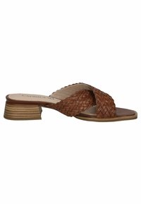 Caprice Ciabattine - cognac nappa