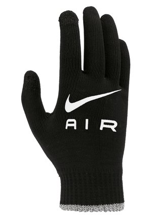 NIKE M TG KNIT NIKE AIR - Gloves - black/silver/white