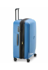 Delsey Paris BELMONT PLUS 4 ROLLEN TROLLEY MIT DEHNFALTE - Luggage - zink blau