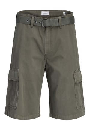 Jack & Jones, JPSTCOLE HUDSON BELTED - Lühikesed püksid - dusty olive