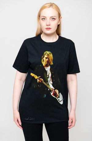 Paradiso Clothing KURT COBAIN GUITAR STANCE - Print T-shirt - black