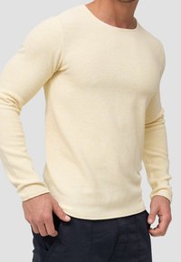 INDICODE JEANS Jersey de punto - mottled yellow